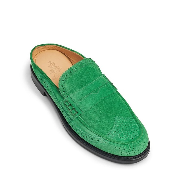 THE OFFICE OF ANGELA SCOTT 💚 ‘Miss Emma’ Suede Mule - Picture 2 of 16